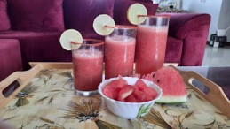 WATERMELON GINGER MOCKTAIL RECIPE